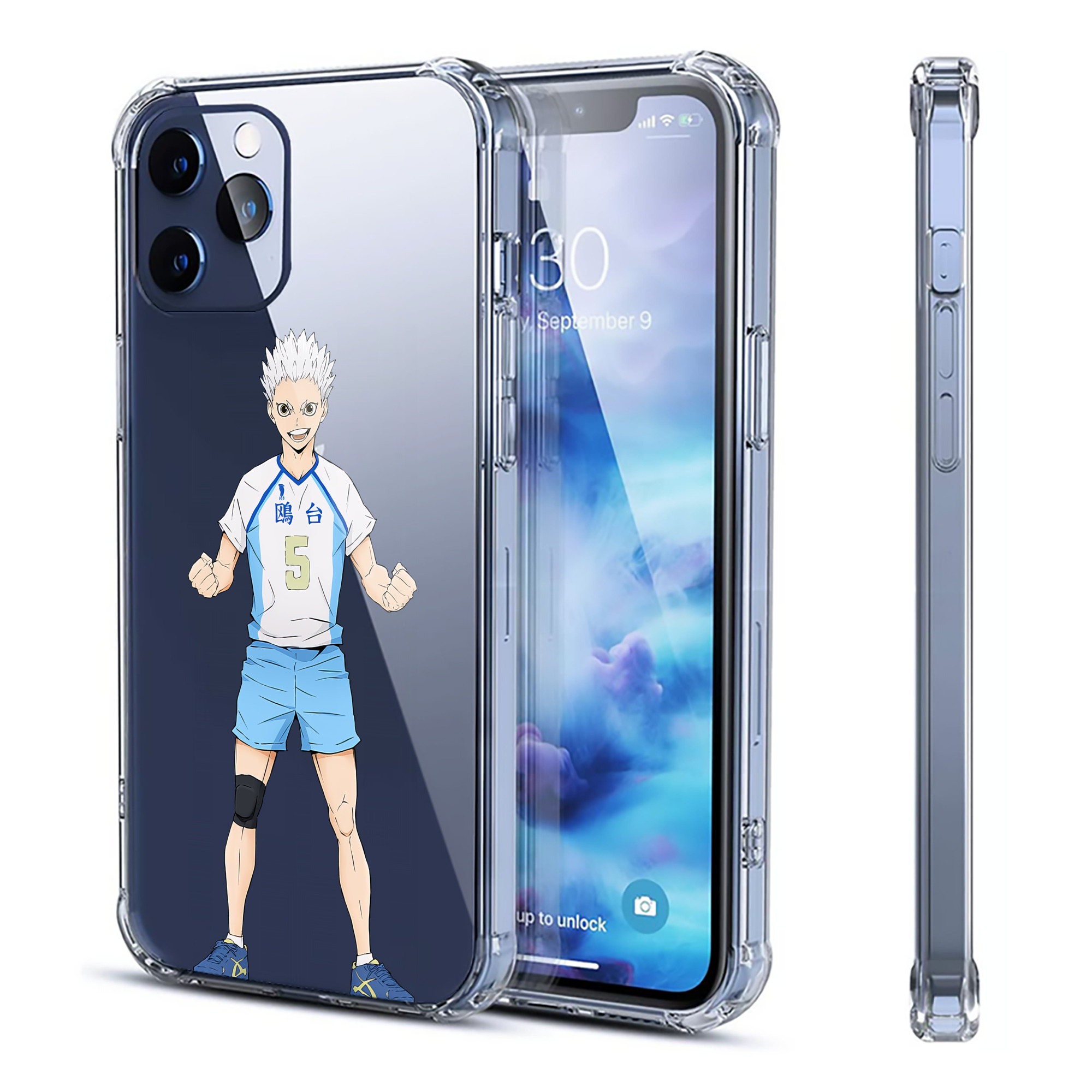 （画像用） ハイキュー!! Haikyu!! 【iPhone 12シリーズ対応】透明スマホケース（クリアソフトケース）
